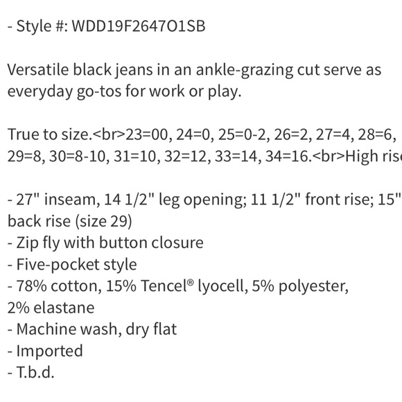 New w/tags Rag & Bone Nina Ankle Cigarette jeans - Picture 7 of 13